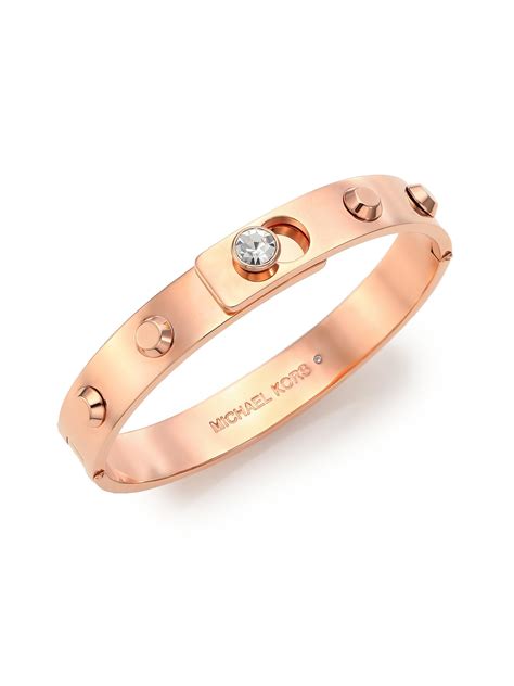 michael kors rose gold astor bracelet|Michael Kors gold bangle.